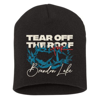 Brandon Tear Off The Roof Merch Lake Totr Short Acrylic Beanie