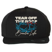 Brandon Tear Off The Roof Merch Lake Totr Wool Snapback Cap