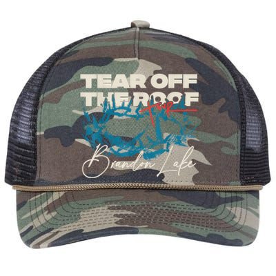 Brandon Tear Off The Roof Merch Lake Totr Retro Rope Trucker Hat Cap