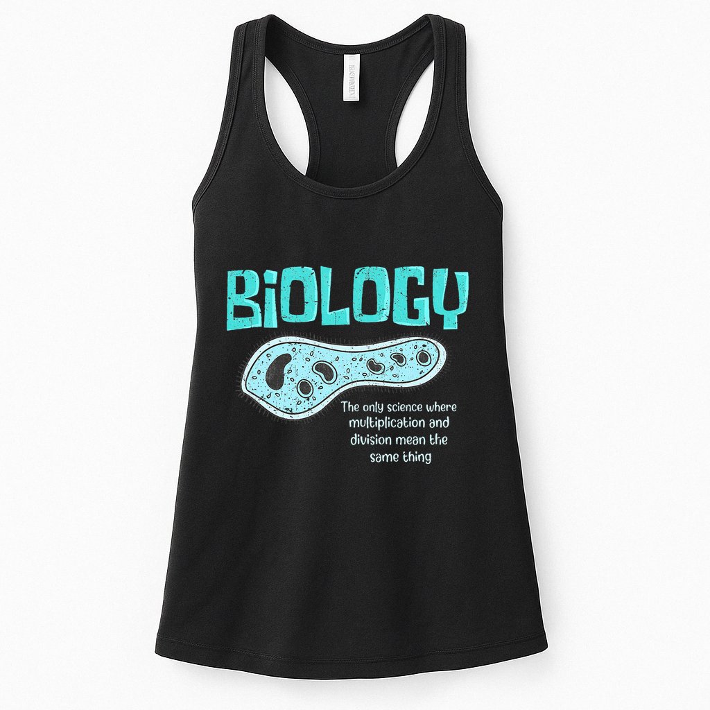 Biology The Only Science Cells Biologist Pun Funny Biology Womens Tank Top