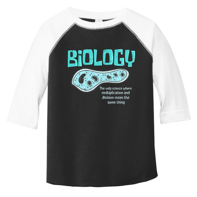 Biology The Only Science Cells Biologist Pun Funny Biology Toddler Fine Jersey T-Shirt