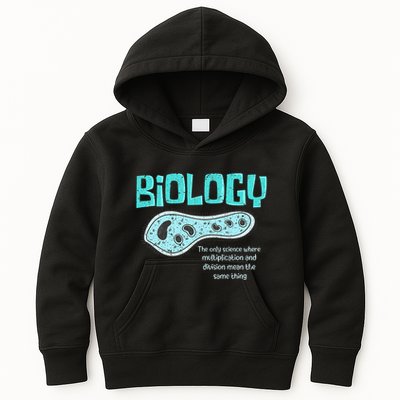 Biology The Only Science Cells Biologist Pun Funny Biology Kids Hoodie