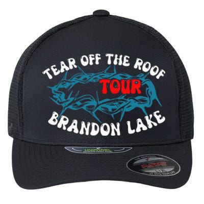 Brandon Tear Off The Roof Lake Meme Flexfit Unipanel Trucker Cap