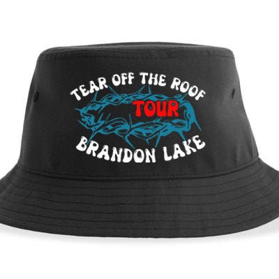 Brandon Tear Off The Roof Lake Meme Sustainable Bucket Hat