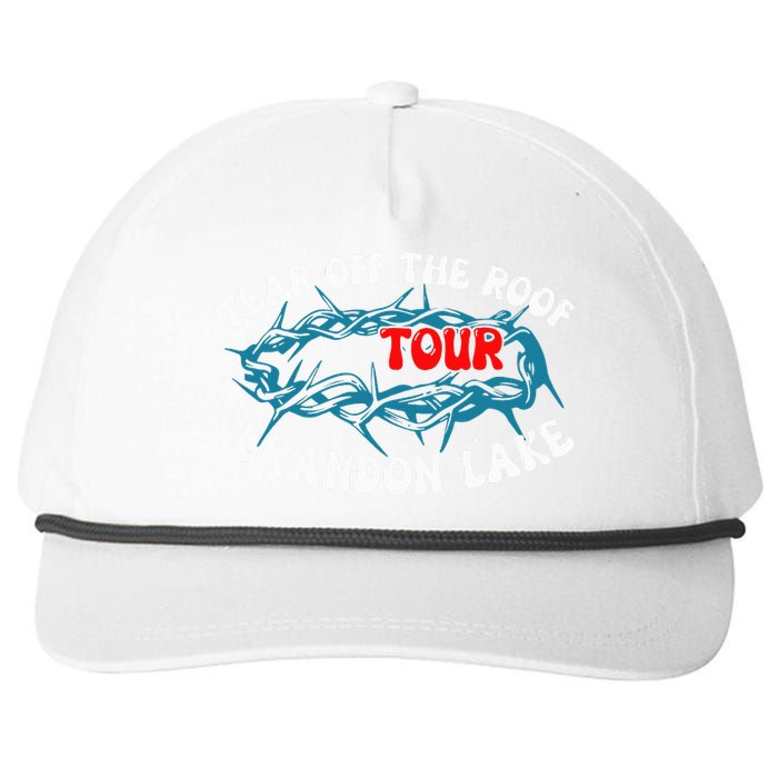 Brandon Tear Off The Roof Lake Meme Snapback Five-Panel Rope Hat