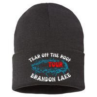 Brandon Tear Off The Roof Lake Meme Sustainable Knit Beanie