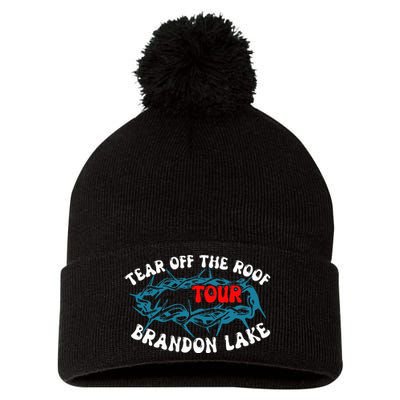 Brandon Tear Off The Roof Lake Meme Pom Pom 12in Knit Beanie