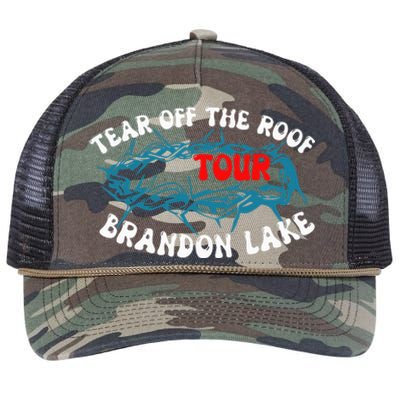 Brandon Tear Off The Roof Lake Meme Retro Rope Trucker Hat Cap