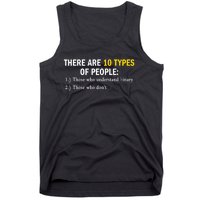 Binary Types Of People Programmer Nerd Tank Top