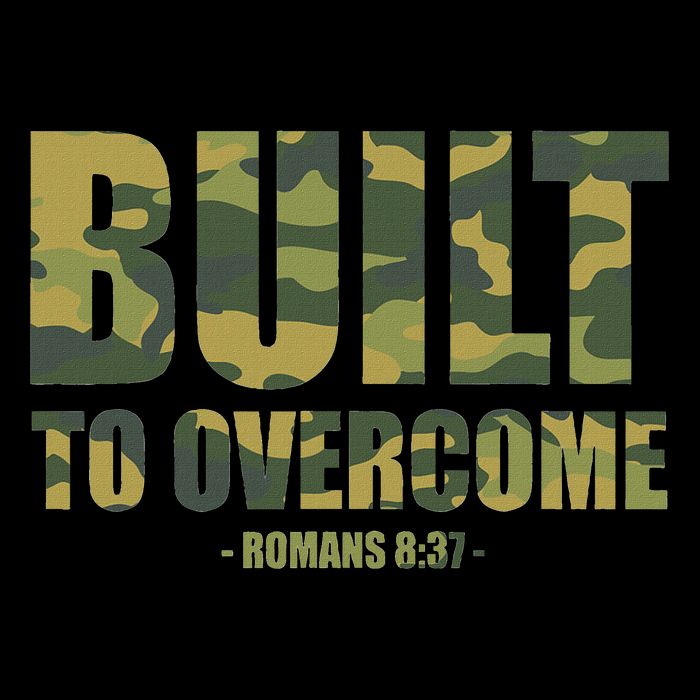 Built To Overcome Christian Camo Scripture Gym Workout Legacy Cool Fit Booney Bucket Hat