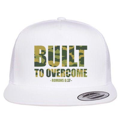 Built To Overcome Christian Camo Flat Bill Trucker Hat