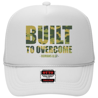 Built To Overcome Christian Camo Trucker Hat