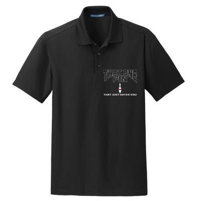 Bowling That One Pin That Just Hates You Funny Bowler Dry Zone Grid Polo