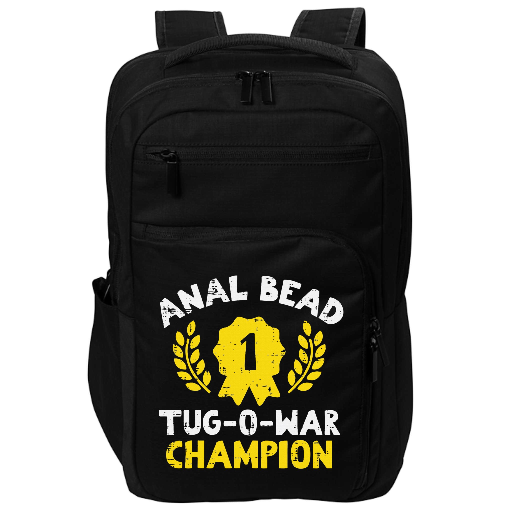 Bead Tug O War Champion Funny Saying Impact Tech Backpack