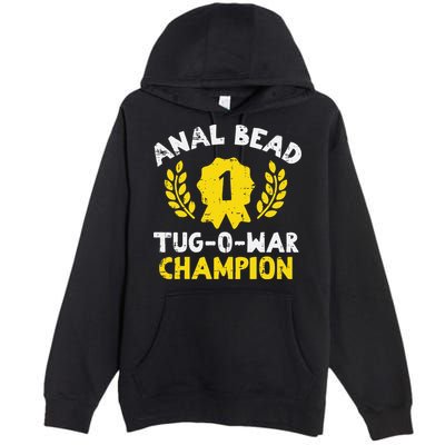 Bead Tug O War Champion Funny Saying Premium Pullover Hoodie