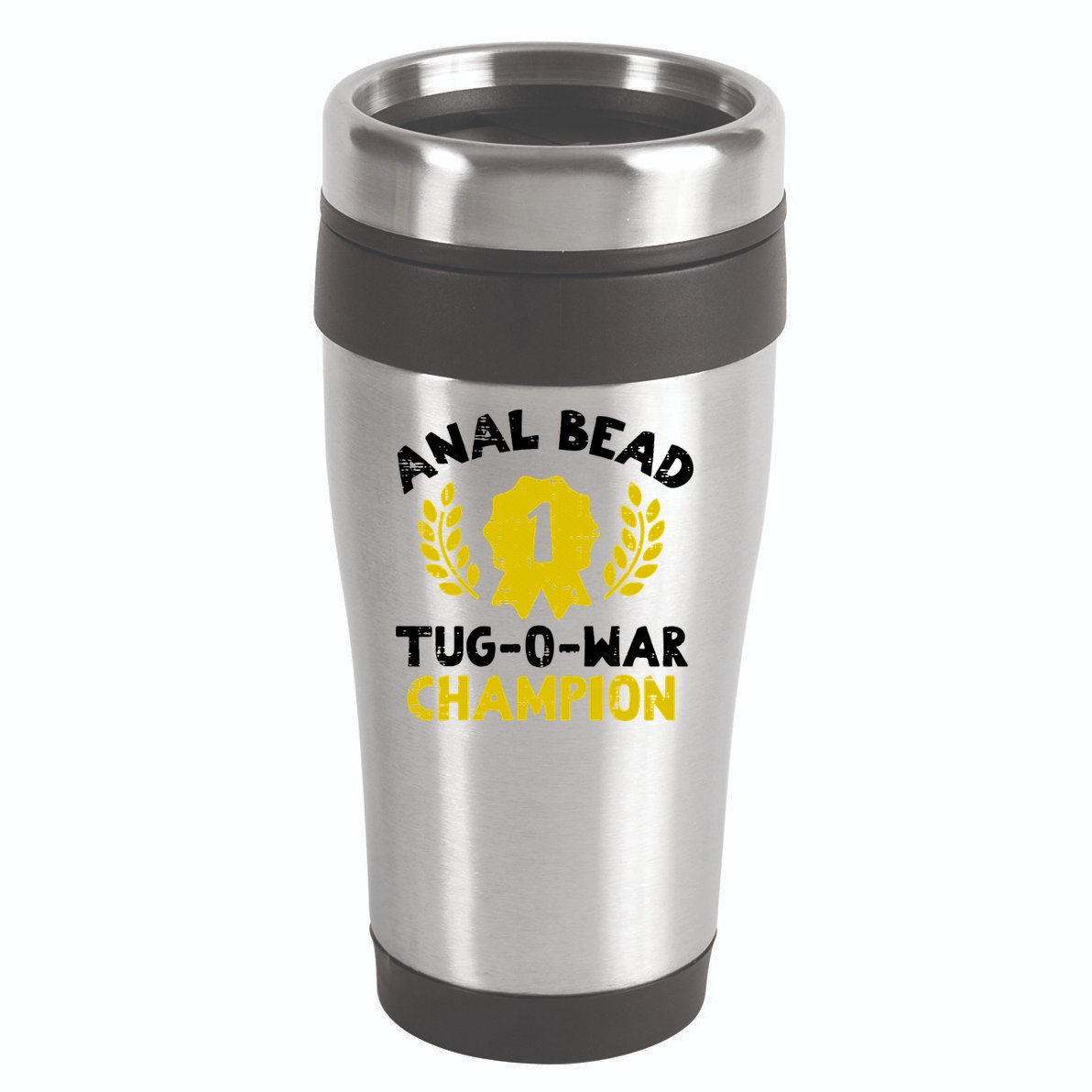 Bead Tug O War Champion Funny Saying 16oz Travel Tumbler