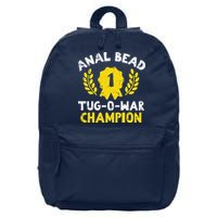 Bead Tug O War Champion Funny Saying 16 in Basic Backpack