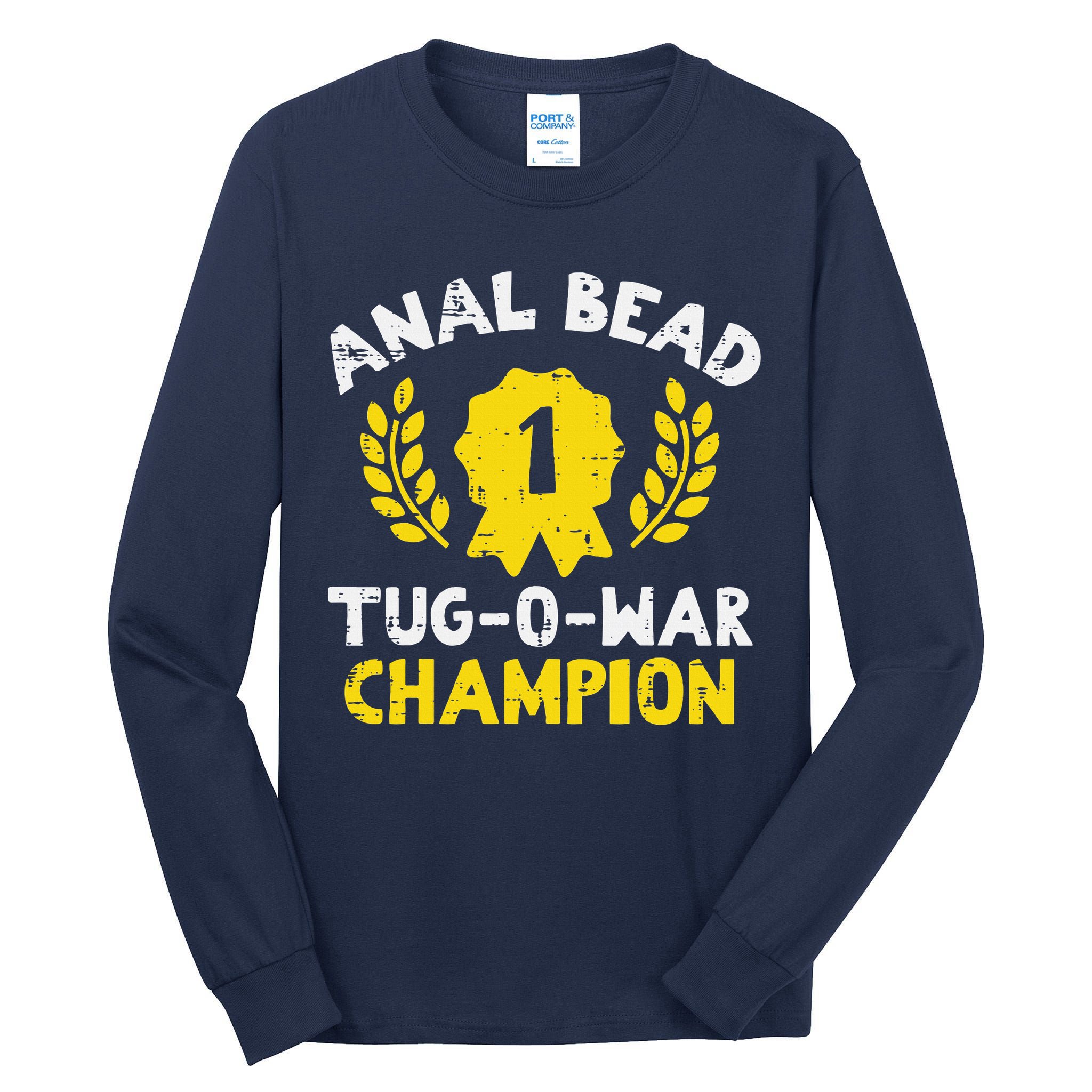 Bead Tug O War Champion Funny Saying Tall Long Sleeve T-Shirt