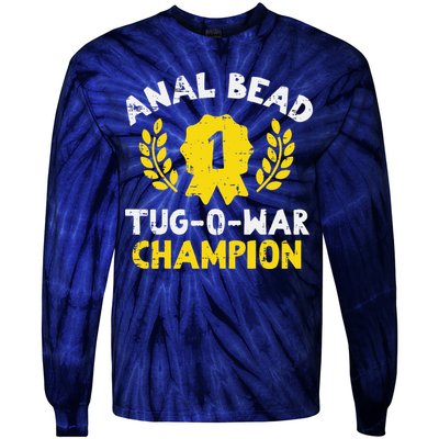 Bead Tug O War Champion Funny Saying Tie-Dye Long Sleeve Shirt