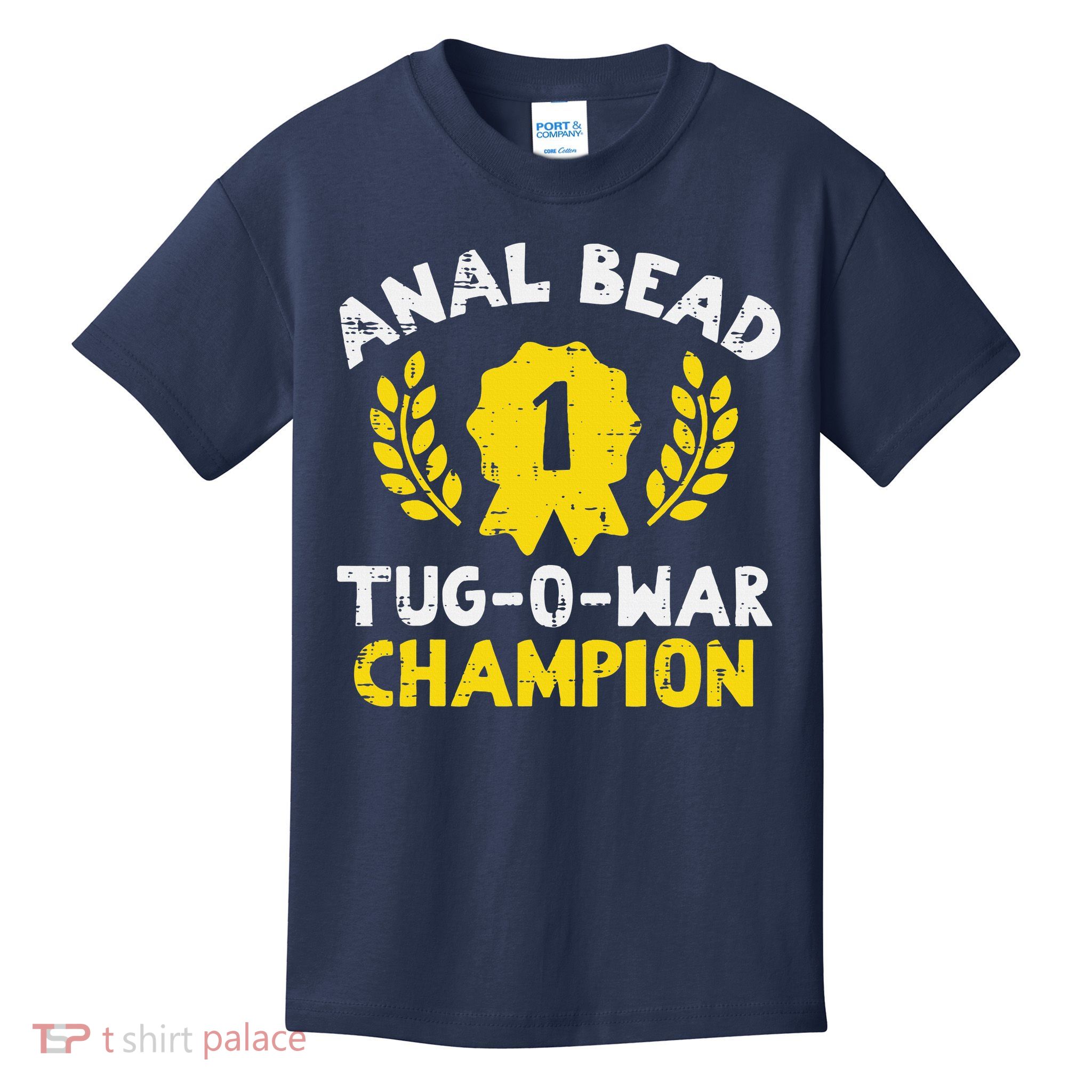 Bead Tug O War Champion Funny Saying Kids T-Shirt