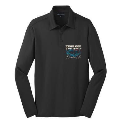 Brandon Tear Off The Roof Merch Lake Totf Silk Touch Performance Long Sleeve Polo