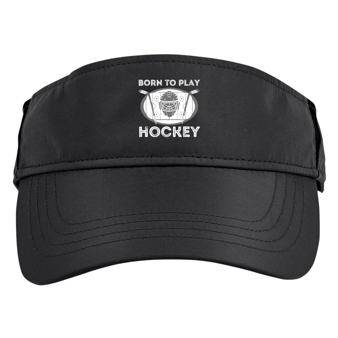 Born To Play Hockey Adult Drive Performance Visor