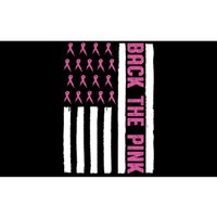 Back The Pink Breast Cancer Awareness Flag Bumper Sticker