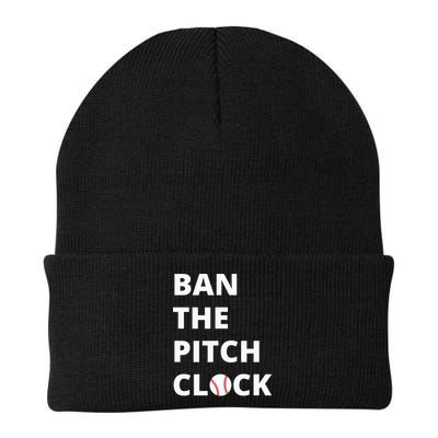 Ban The Pitch Clock In Baseball Show Your Support Beanie