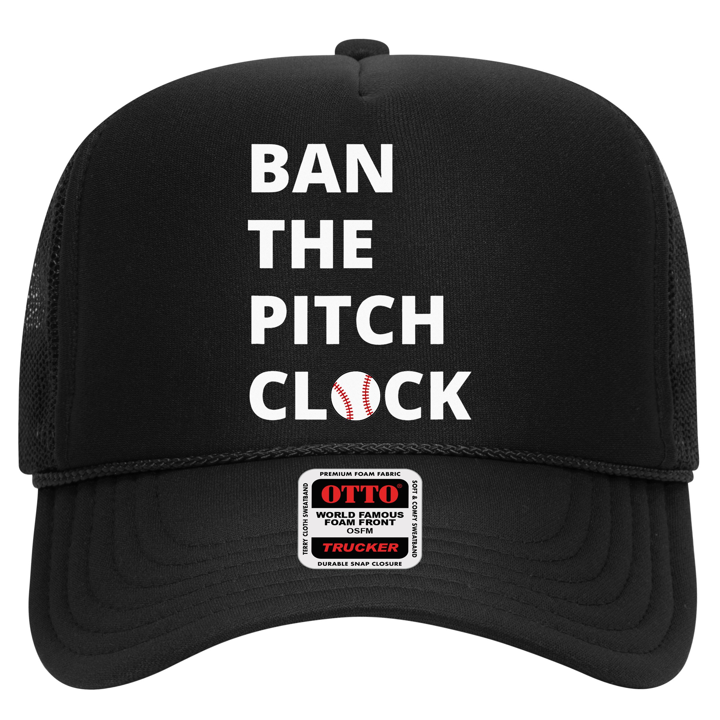 Ban The Pitch Clock In Baseball Show Your Support Hat