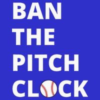 Ban The Pitch Clock In Baseball Show Your Support 16 in Basic Backpack