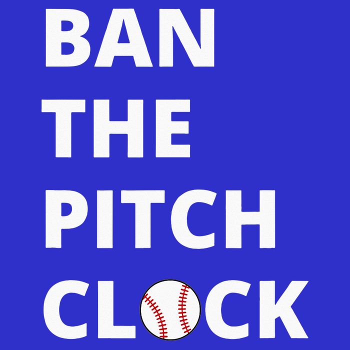 Ban The Pitch Clock In Baseball Show Your Support 16 in Basic Backpack