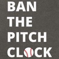 Ban The Pitch Clock In Baseball Show Your Support Cotton Canvas Backpack