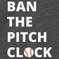 Ban The Pitch Clock In Baseball Show Your Support Vector Backpack