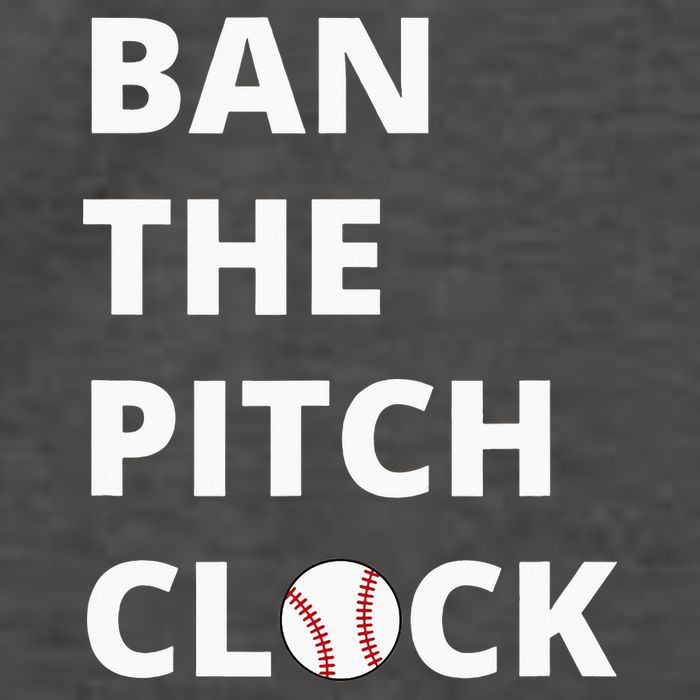 Ban The Pitch Clock In Baseball Show Your Support Vector Backpack