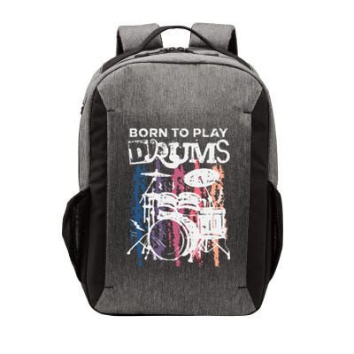 Born To Play Drums Drumming Rock Music Band Drummer Vector Backpack