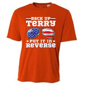 Backup Terry Put It In Reverse Funny 4th Of July Patriotic Funny Gift Cooling Performance Crew T-Shirt