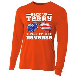 Backup Terry Put It In Reverse Funny 4th Of July Patriotic Funny Gift Cooling Performance Long Sleeve Crew