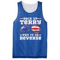 Backup Terry Put It In Reverse Funny 4th Of July Patriotic Funny Gift Mesh Reversible Basketball Jersey Tank