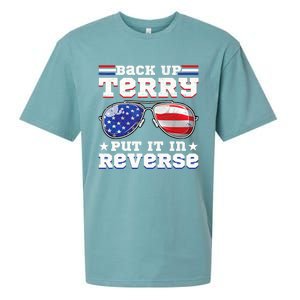 Backup Terry Put It In Reverse Funny 4th Of July Patriotic Funny Gift Sueded Cloud Jersey T-Shirt