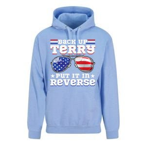 Backup Terry Put It In Reverse Funny 4th Of July Patriotic Funny Gift Unisex Surf Hoodie