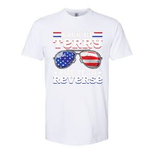 Backup Terry Put It In Reverse Funny 4th Of July Patriotic Funny Gift Softstyle CVC T-Shirt