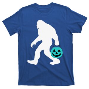 Bigfoot Teal Pumpkin Halloween Costume Food Allergy T-Shirt