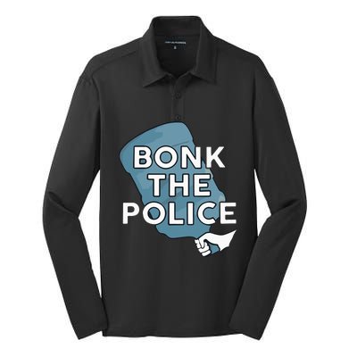 Bonk The P.O.L.I.C.E Silk Touch Performance Long Sleeve Polo