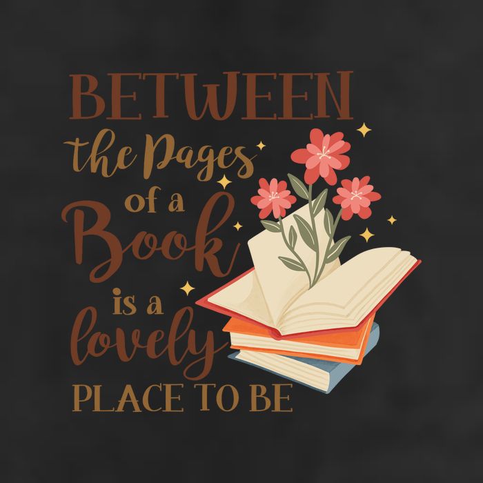 Between The Pages Of A Book Is A Lovely Place To Be Reading Books 7 Panel Mesh Trucker Snapback Hat