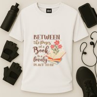 Between The Pages Of A Book Is A Lovely Place To Be Reading Books Performance Shirt