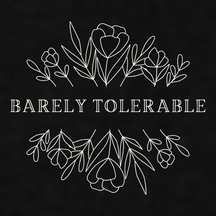 Barely Tolerable Pride And Prejudice Jane Austen Ladies PosiCharge Tri-Blend Wicking Tank