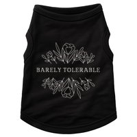 Barely Tolerable Pride And Prejudice Jane Austen Doggie Tank