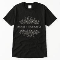 Barely Tolerable Pride And Prejudice Jane Austen Tall T-Shirt