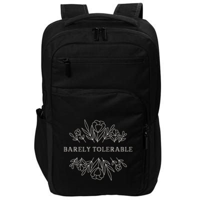 Barely Tolerable Pride And Prejudice Jane Austen Impact Tech Backpack