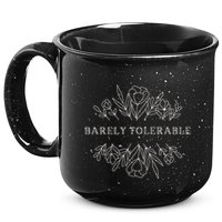 Barely Tolerable Pride And Prejudice Jane Austen 15oz Campfire Ceramic Mug